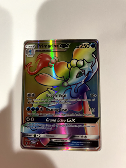 Pokemon TCG Primarina GX (Secret) 149/145 Sun & Moon Guardians Rising Holo - NM - Image 1