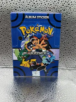 Pokemon Pokedex 25 Sticker Pack + 1 Card Booster Box New Factory Sealed - Image 1