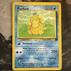 pokemon lot 7 cards,Vintage, rare-Dark Team Rocket Psyduck- Dark Kadabra-Persian - Image 2