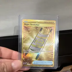 Pokemon Night Stretcher Trainer Sv08 Hyper Rare Full Art Holo 251/191 - Image 1