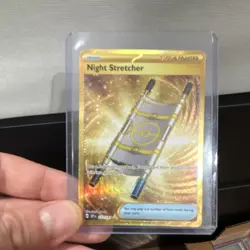 Pokemon Night Stretcher Trainer Sv08 Hyper Rare Full Art Holo 251/191 - Image 2