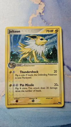 Jolteon 3/17 LP-NM Holo Rare POP Series 3 2006 Pokemon TCG - Image 2