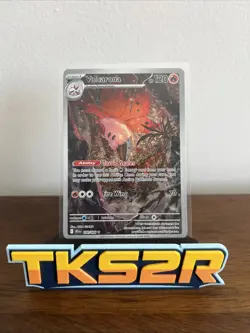 2025 Pokemon Black Bolt Volcarona Illustration Rare #100/086 - Image 1