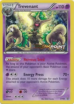 1x Trevenant - XY94 - BREAKpoint Prerelease Promo - Holo Lightly Played Pokemon - Image 1