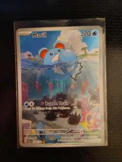POKEMON TCG Marill 204/193 Sv02: Paldea Evolved Illustration Rare - NM - Image 1