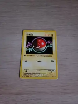 Pokemon Base Set 1st Edition Regular Finish Voltorb Shadowless 67/102 LP OC669 - Image 1