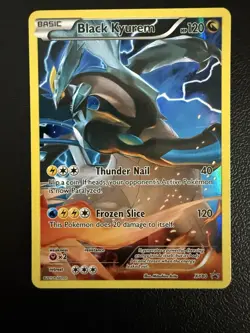 Pokemon TCG Black Kyurem XY80 Promo Holo Basic Dragon 120 HP English 2015 - Image 1