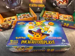 PIKACHU COSPLAY! Halloween Pokemon Sealed Box 30 Packs New - Image 2