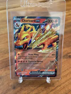 Pokemon TCG Charizard EX Scarlet & Violet Holo Black Star Promo 161 Near Mint - Image 1