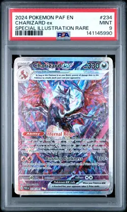 Pokemon CHARIZARD EX 234/091 Special Illustration Rare Paldean Fates 🔥 PSA 9 🔥 - Image 1