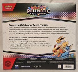 Pokemon TCG Scarlet & Violet Prismatic Evolutions Poster Collection NEW Sealed - Image 2