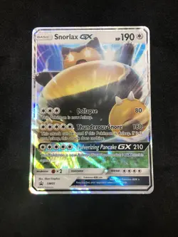 2016-21 Pokemon Sun and Moon Black Star Promos #SM05 Snorlax GX - Image 1