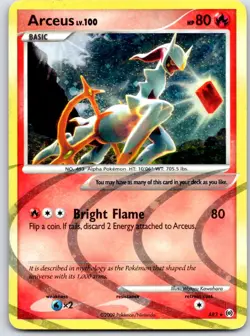 Pokemon TCG Arceus () Holo Rare Holofoil Arceus AR3 MP - Image 1