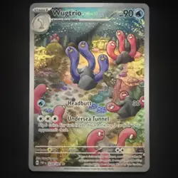 Wugtrio - 224/091 - Scarlet & Violet: Paldean Fates - Illustration Rare NM - Image 1