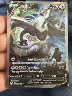 Lugia V Silver Tempest 186/195 Pokemon TCG Alt Art / Alternate Art; Near Mint - Image 4