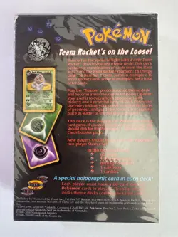 Pokemon Team Rocket Trouble Theme Deck Factory Sealed - Image 2