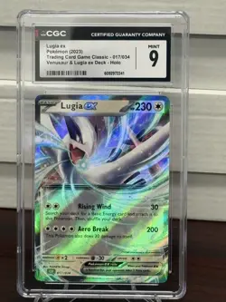 Pokemon Lugia ex 17/34 PSA CGC 9 Ultra Rare Holo Venusaur & Lugia ex Deck - Image 1