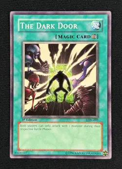THE DARK DOOR **1st Edition** (NM/LP) - LON-093 Labyrinth of Nightmare - YuGiOh - Image 1