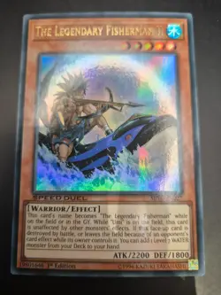 YUGIOH THE LEGENDARY FISHERMAN 2 ULTRA RARE NM SBTK-EN027 - Image 1