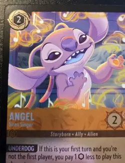 Angel - Siren Singer 25/204 Cold Foil Uncommon Winterspell Disney Lorcana TCG - Image 2