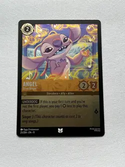 Angel - Siren Singer - Disney Lorcana Winterspell - 25/204 NM Cold Foil - Image 1