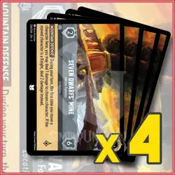 Disney Lorcana: 2024 Seven Dwarfs' Mine Secure Fortress 204/204 x4 | Uncommon - Image 1