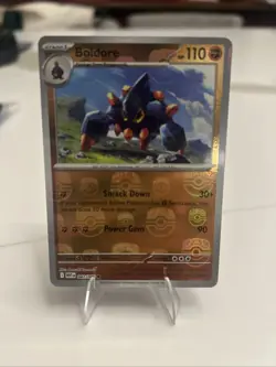 Boldore (Master Ball Pattern) 047/086 Sv: White Flare Holo 110HP Pokemon TCG - Image 1