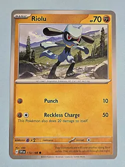 2023 Riolu 113/198 - Scarlet & Violet SVI EN - NM Pokemon TCG - Image 2