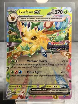 Leafeon EX 006/131 Surprise Box Stamped Promo Prismatic Evolutions Pokemon TCG - Image 1