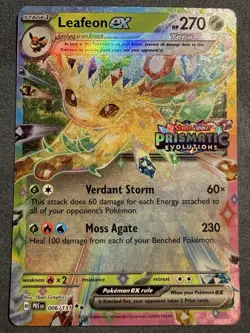 Leafeon EX 006/131 Surprise Box Stamped Promo Prismatic Evolutions Pokemon TCG - Image 2