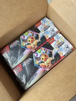 Pokemon Prismatic Evolutions Surprise Box & Booster Bundle SEALED - Image 1