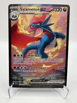 Salamence ex 187/159 Sv09: Journey Together Holo Pokemon Near Mint - Image 1