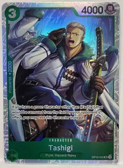 One Piece CCG Tashigi OP10-032 Royal Blood English, NM Condition - Image 2