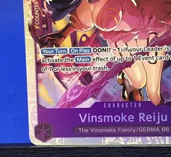 One Piece TCG - Vinsmoke Reiju PRERELEASE ENGLISH EB03-031 HEROINES SR Near Mint - Image 5