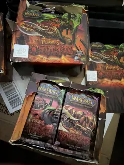 World of Warcraft TCG Fires of Outland 2 Booster Box ALL PACKS HAVE BEEN OPENED - Image 4