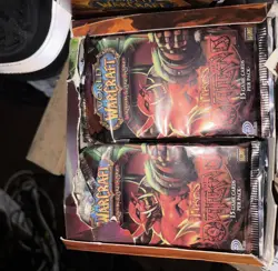 World of Warcraft TCG Fires of Outland 2 Booster Box ALL PACKS HAVE BEEN OPENED - Image 5