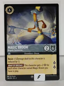 Magic Broom - Brigade - Super Rare - Ursula's Return - Lorcana - 186/204 U Pick - Image 2