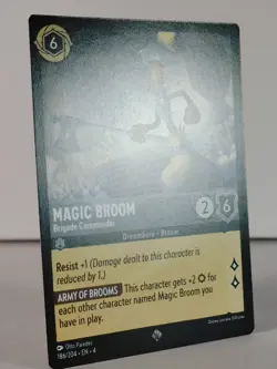 Magic Broom - Brigade - Super Rare - Ursula's Return - Lorcana - 186/204 U Pick - Image 4