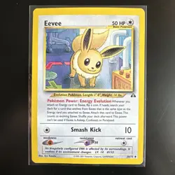 Eevee 38/75 Neo Discovery Uncommon Pokemon Card - NM - Image 1