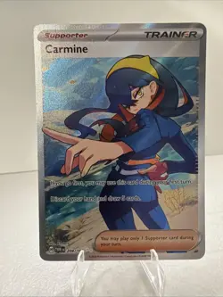 Pokemon TCG Carmine Holo Ultra Rare Card Twilight Masquerade 204/167 Sv06 - Image 2