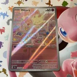 Pokemon Card TCG - Milcery 152/142 - Stellar Crown - Illustration Rare - NM ⭐ - Image 1