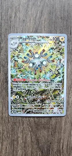 Magneton 159 Holo Illustration Rare Pokemon Center STAMPED Promo Pokemon Card NM - Image 1