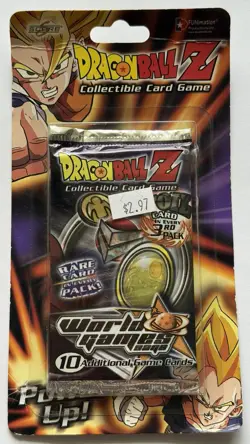DragonBall Z Collectible Card World Games Saga Booster Pack SCORE - Image 1