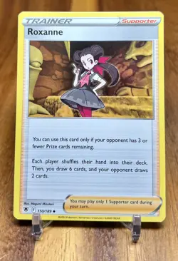 Roxanne 150/189 Non Holo Astral Radiance Trainer Pokemon Card NM - Image 1