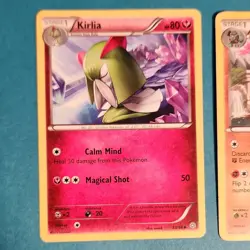 Pokemon TCG 5 Card Lot Kirlia Golurk Scolipede Malamar M Tyranitar EX - Image 2