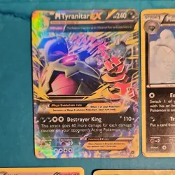 Pokemon TCG 5 Card Lot Kirlia Golurk Scolipede Malamar M Tyranitar EX - Image 5