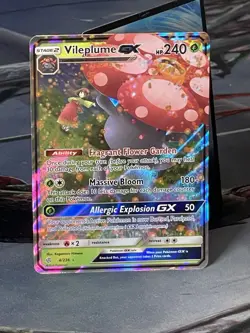Pokemon Vileplume GX 4/236 Sm-Cosmic Eclipse Holo Card NM/Mint - Image 1