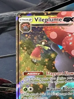 Pokemon Vileplume GX 4/236 Sm-Cosmic Eclipse Holo Card NM/Mint - Image 3