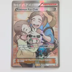 Pokemon Fan Club 106/106 Flashfire Full Art Ultra Rare Holo Trainer Card - Image 1