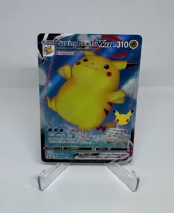 Pokemon Card - Surfing Pikachu VMAX Celebrations 009/025 Ultra Rare - B - Image 1